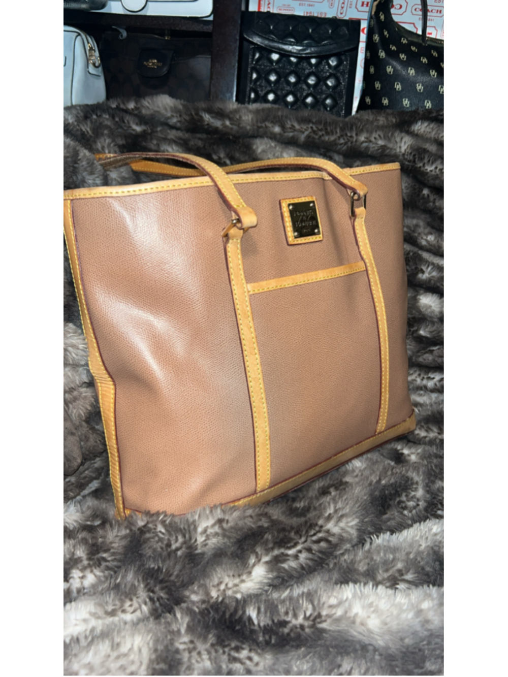 Women's Dooney & Bourke Tote Bag One Size Beige Tan